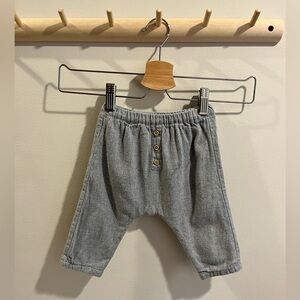 ZARA | Gray Baby Pants | 6-9 Mo